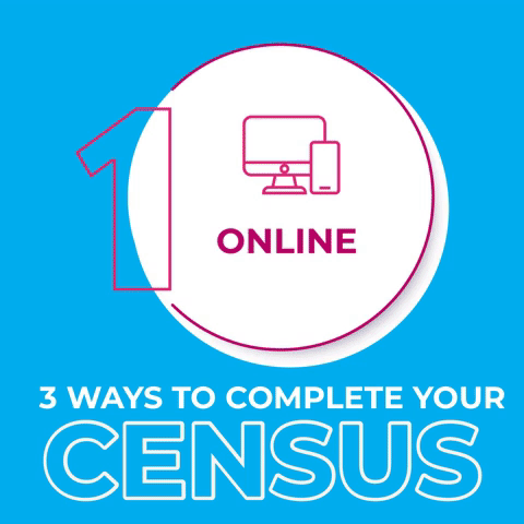 3 Ways to complete your census - online, by mail, by phone